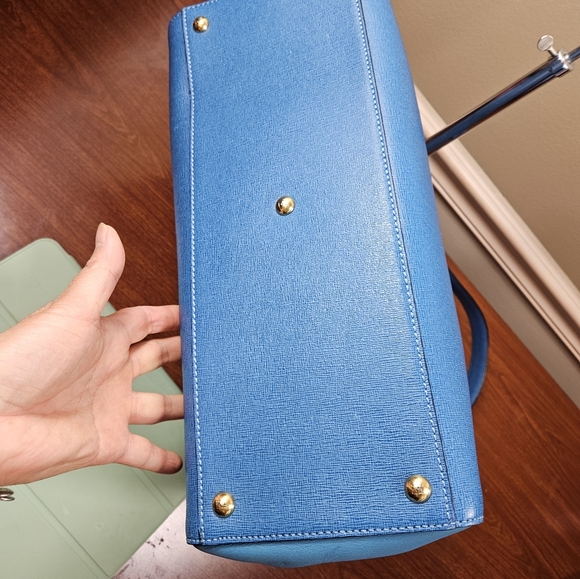 Fendi Elite Shopper 2Jours Teal Bag - Picture 3 of 12